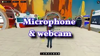 Microphone & Webcam in the CoGET Virtual Third Space