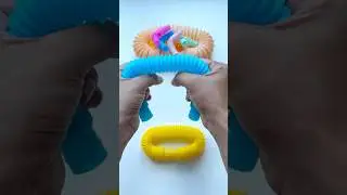 DIY Relaxing POP Tube Voicing &ndash; ASMR Bliss #diy #asmr #satisfying #poptubesound #creative #shorts