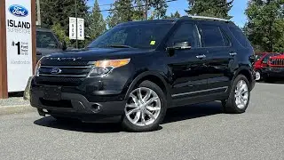 2013 Ford Explorer Limited + Dual Panel Moonroof, Trailer Tow Package Review | Island Ford 25402B