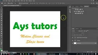 HOW TO APPLY MOTION OR CLASSIC TWEEN IN ADOBE FLASH OR ANIMATE