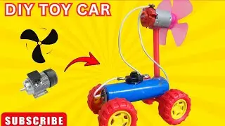How To Make A Mini Electric Car Vehicle I How To Make Electric Car At Home I Simple Science Project