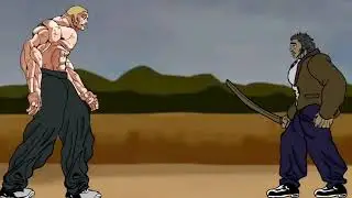Motobe vs Jack Hanma dc2 animation