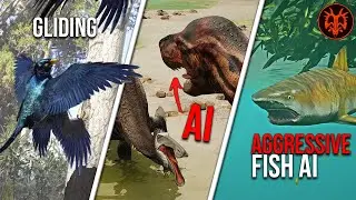 Gliding, Dinosaur AI & Aggressive Fish! | Path of Titans
