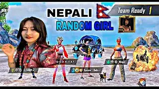 Pubgmobile Me Nepali Ladki Ke Saath Khelneka maja  | Random Nepali Girl #pubgmobile #nepal 