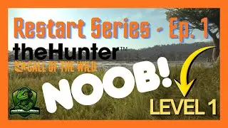 theHunter:COTW - Restart Series - Ep.  1. LEARNING HOW TO PLAY ON PC!!