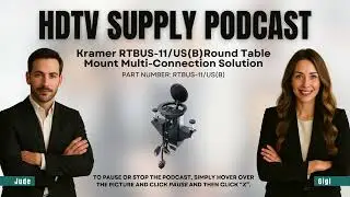 Kramer RTBUS-11/US(B)Round Table Mount Multi-Connection Solution