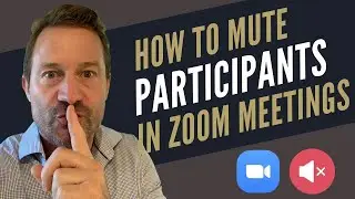 How To Mute Participants on Zoom  for zoom meeting and zoom webinar by Rise Social Media