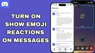 How To Turn On Show Emoji Reactions On Messages On Discord App