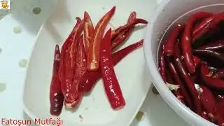 AMAN DİKKAT YANMAYIN 🌶 🌶&Ccedil;OK ACI URFA BİBERİNDEN  PUL BİBER YAPIMI