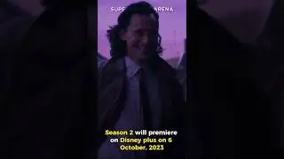 Loki season 2 release date announced!! #shorts #marvel