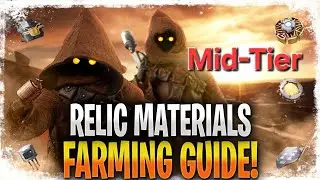 SWGOH Galaxy of Heroes Relic Materials Farming Guide for Mid Tier Mando's most efficient stockpiling