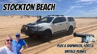 Stockton Beach, a Shipwreck, Fort and Fighter Planes - ALL IN ONE DAY!