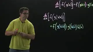 Chain Rule - Composition of Three Functions -  Example 3