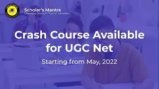 Big Announcement ! 1 Month Crash Course for UGC NET Physical Education Exams #Crash_Course  Hurry !!
