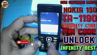 How To nokia 150 RM-1190🔒 security code unlock With Infinity best|Nokia 150 ka Lock kaise toden100%👍