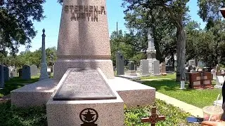 Texas State Cemetery Tour. Historical Figures & Veterans Graves. One Area My Hairs Stood Up.