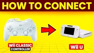 How To Connect Wii Classic Controller To Wii U (Set Up/Use & Sync Wii Classic Controller With Wii U)