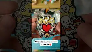 Undertale 10 Year Anniversary Stickers! ❤️ #undertale #deltarune #gaming #sticker #smallbusiness