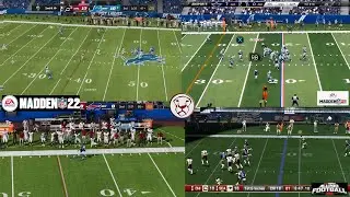 Which Football Game Has The Best Broadcast Camera? Madden 25, Madden 22/23 or All Pro Football 2K8?