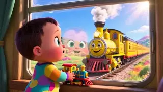 Boom Boom Train Time 🚂🎵 | Fun Train Song for Kids | Preschool Learning Adventure