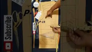 Shirt Pattern Drafting Formula-p15/43 #shorts #rmgpatternmaking16 #youtubeshorts