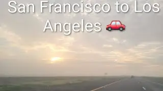 SF to LA Drive 🌉➡️🌴 | Relaxing Long Trip & Highway Views