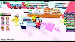 doing burger store tycoon on roblox