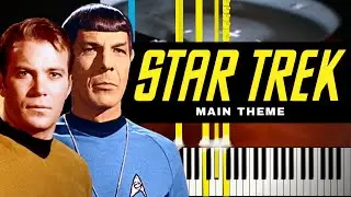 Star Trek: The Original Series Opening - Piano Tutorial