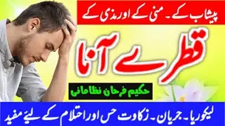 Mardana kamzori ka ilaj || sexual weakness || Hakeem Farhan Nizamani