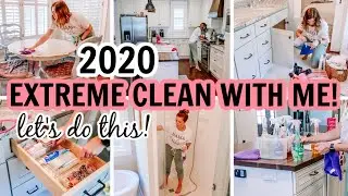2020 EXTREME CLEAN WITH ME | ULTIMATE CLEANING MOTIVATION! | Amy Darley
