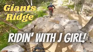 Giants Ridge Bike Park with J Girl - Ridin' NEW flow trail Ribbit with classics Leapfrog & Tadpole!