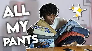ALL MY PANTS ✨👖 : JE VOUS MONTRE TOUS MES PANTALONS ! ( Levis, Friperies,COS...)   - AKA LENNY