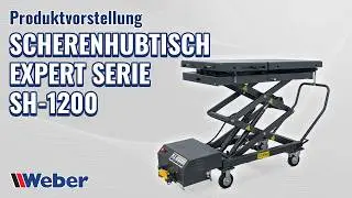 Mobiler Scherenhubtisch Weber Expert Serie SH-1200
