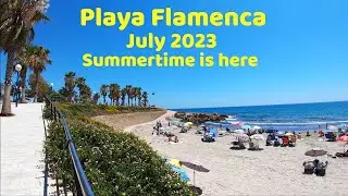 Playa Flamenca, Orihuela Costa, Costa Blanca, Spain⎮Sunday Promenade Walking Tour⎮Summer Vibes ☀️🇪🇸