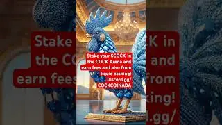 $COCK coin on cardano , the #1 MEMEFI coin in the ecosystem! #crypto #bitcoin #cardano #staking