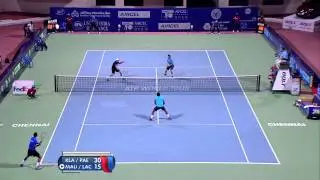 ACO 2015 - Day 2: Match 4 Highlights - R Klaasen / L Paes vs A Haider-Maurer / L Lacko