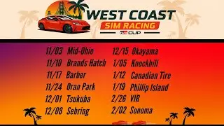 West Coast Sim Racing | Okayama | GR86 | R7 S3