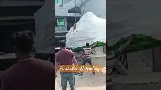 Gas Generator unloading..#flowers