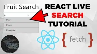 React &ndash; Live Search Tutorial (Fetch API & Firebase)