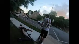 Bird scooter crash