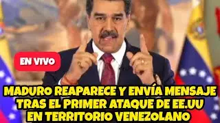 NICOL&Aacute;S MADURO REAPARECE Y ENV&Iacute;A NUEVO MENSAJE