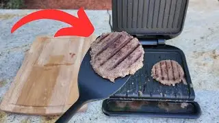 Efficient Cooking with George Foreman's Removable Plate Grill & Panini Press!