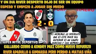 ANELLO RIVER 2-0 GIMNASIA LP | DESPERTO EL RIVER DE GALLARDO DE LA MANO DE JUANFER QUINTERO ⚪🔴⚪