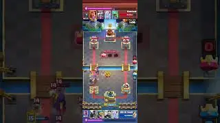 Sudden Death Mayhem in Clash Royale at 9700+ trophies with level 11 King Tower #clashroyale #gaming