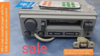vintage cassette player cum usb, Bluetooth,fm, player with remote sale #viral #vintage #youtubeviral