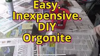 Do It Yourself Orgonite. How To Make An Inexpensive Orgonite Pyramid. DIY.