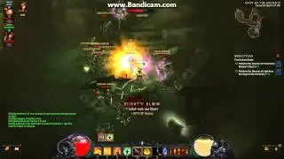 Slowed down attacks to study Area Damage in Diablo 3