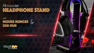 Headphones stand🔥|only 1899| Cosmicbyte Vulcan with mouse bungee &usb hub