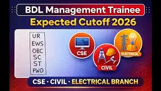 BDL MT Expected Cutoff 2026 🔥 | CSE Civil Electrical | Interview Call Aayega?Why this works