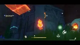 Open the barrier(genshin impact) natland